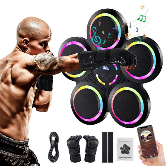 2024 Limited Edition Intelligent Music Boxing Machine with Boxing Gloves, Wall Mounted Home and Gym Workouts Boxing Machine